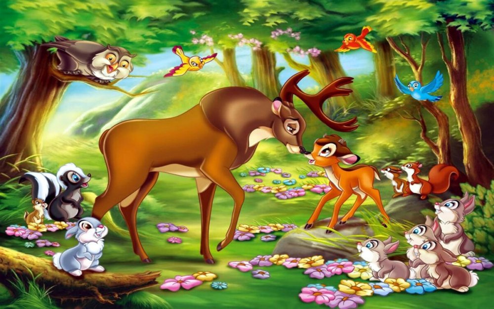 Мультики для детей Бэмби Bambi