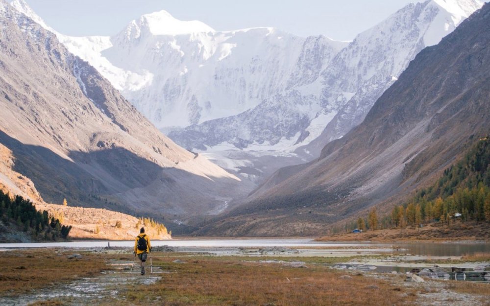 Горный Алтай подножье горы Белухи
