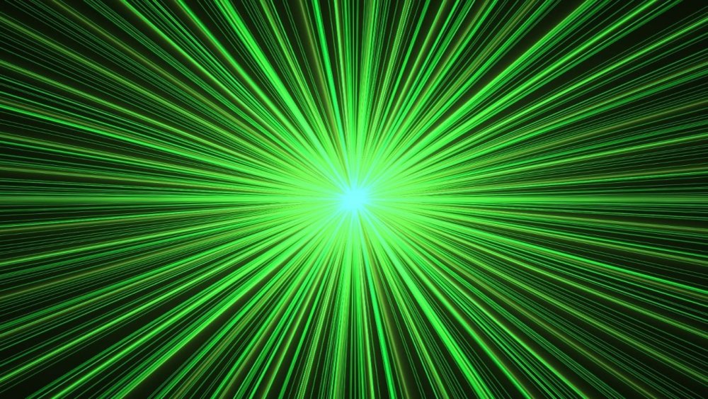 Зеленое свечение