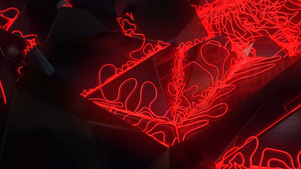 Красный неон фон