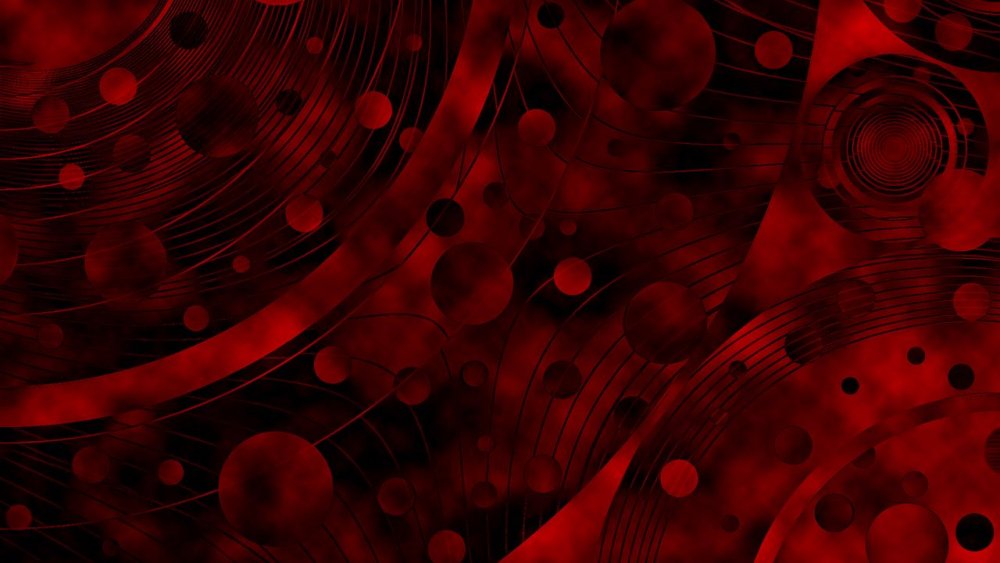 Красные обои на рабочий стол
