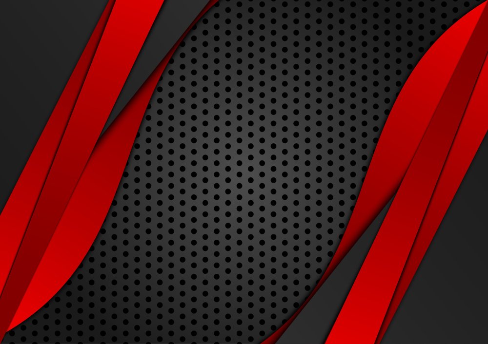 Черно бело красная абстракция