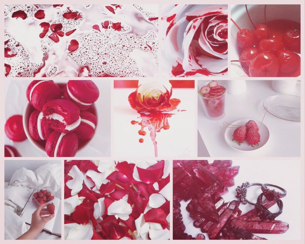 Красная Эстетика коллаж