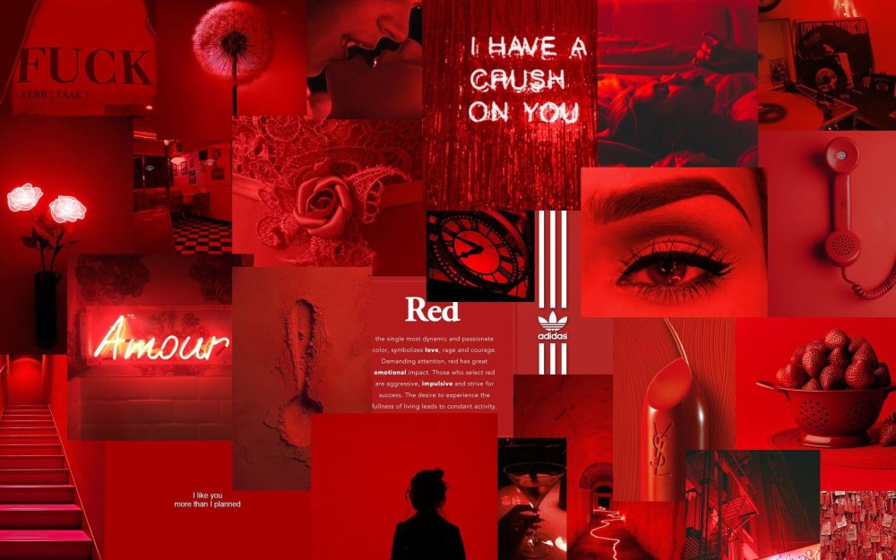 Красная Эстетика коллаж