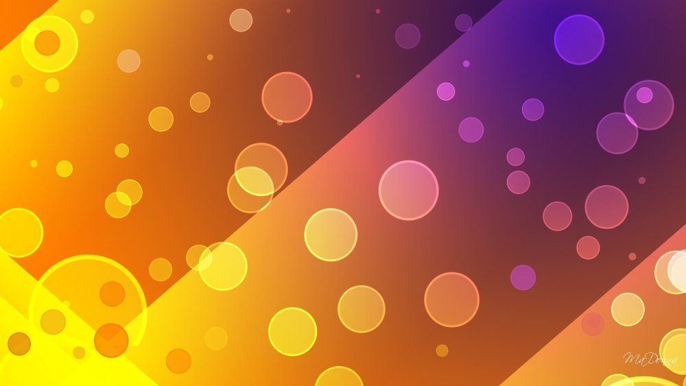 Абстракция желтый розовый