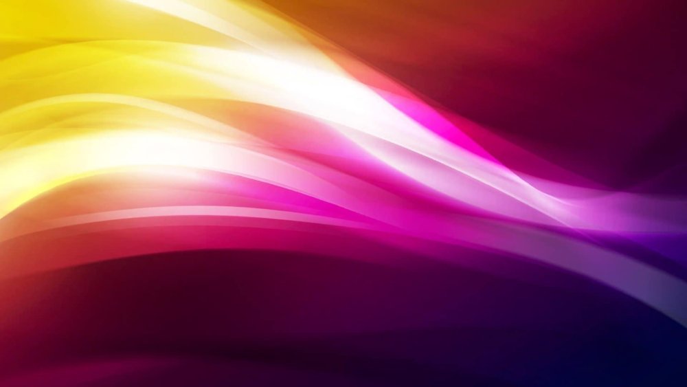 Абстракция желтый розовый