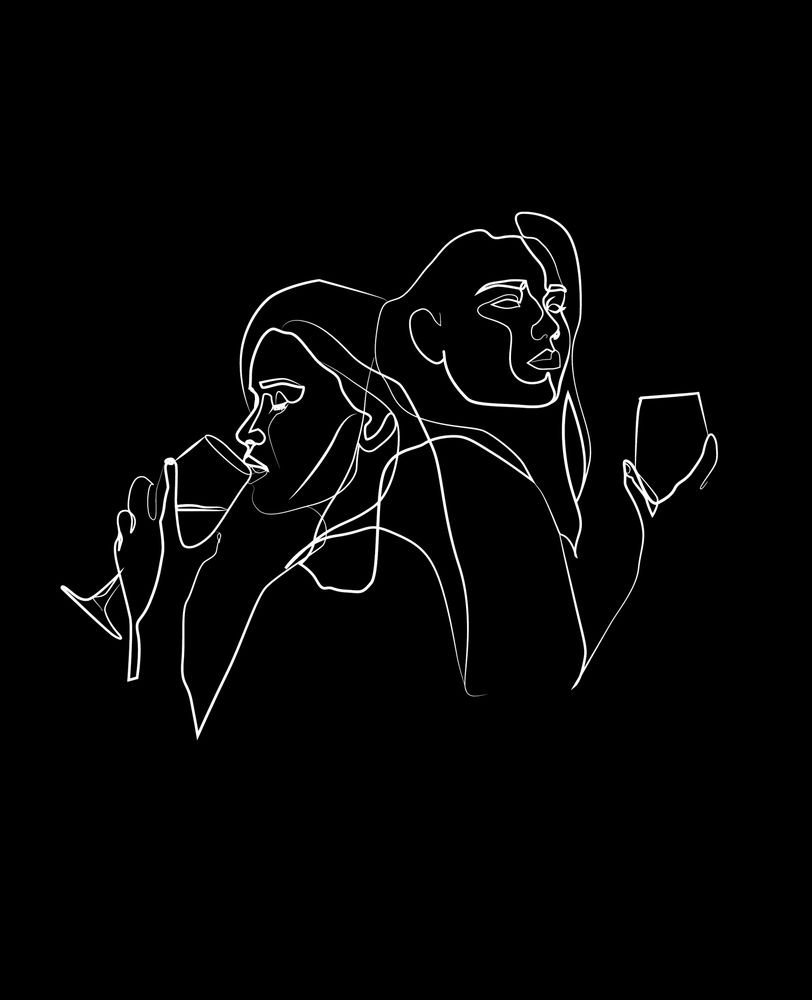 Наброски на чиканом фоне