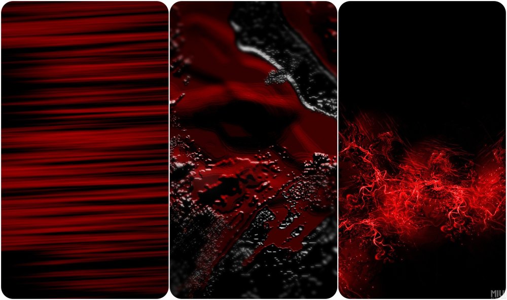 Красные обои на телефон