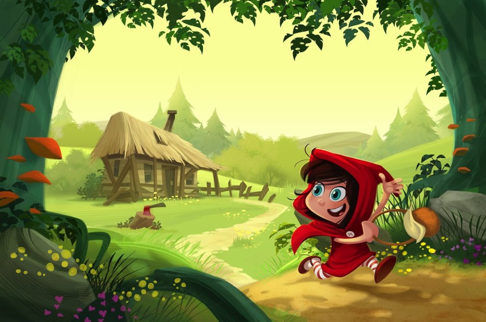 Красная шапочка фон