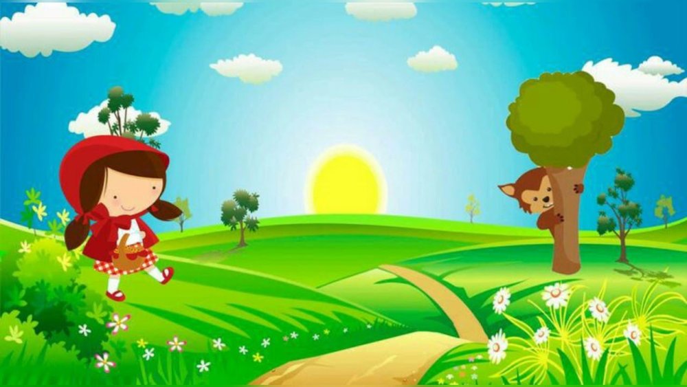 Красная шапочка на прозрачном фоне