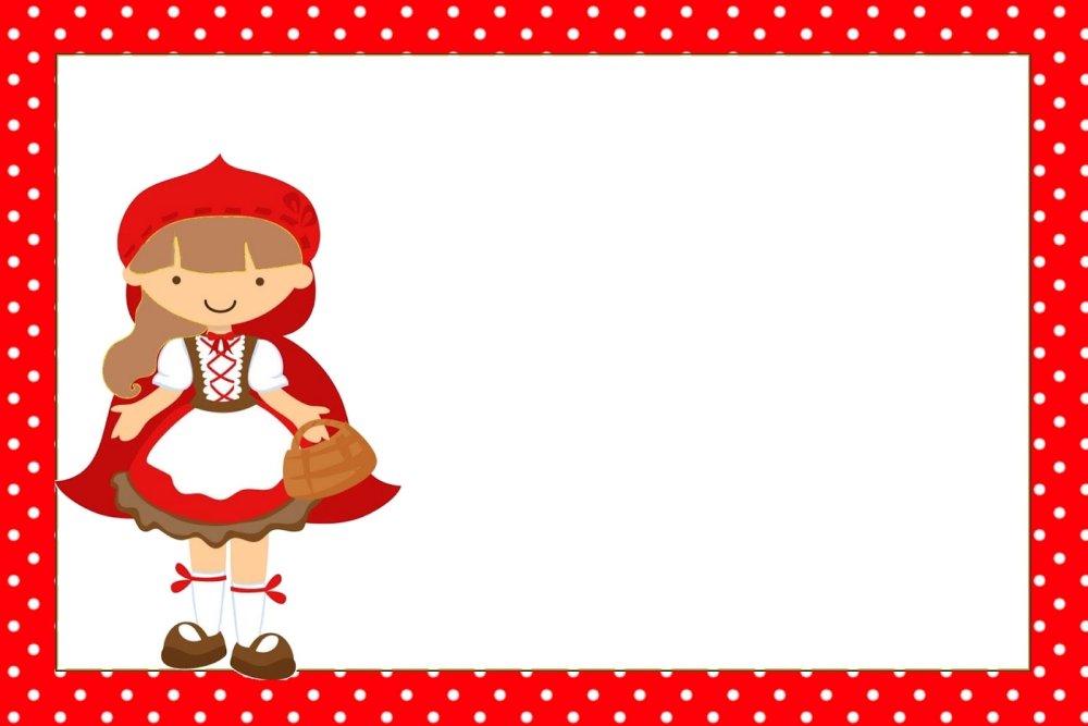 Фоторамка красная шапочка