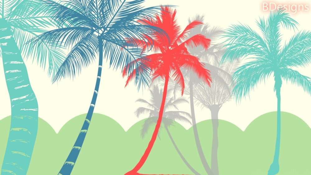 Пальма абстракция