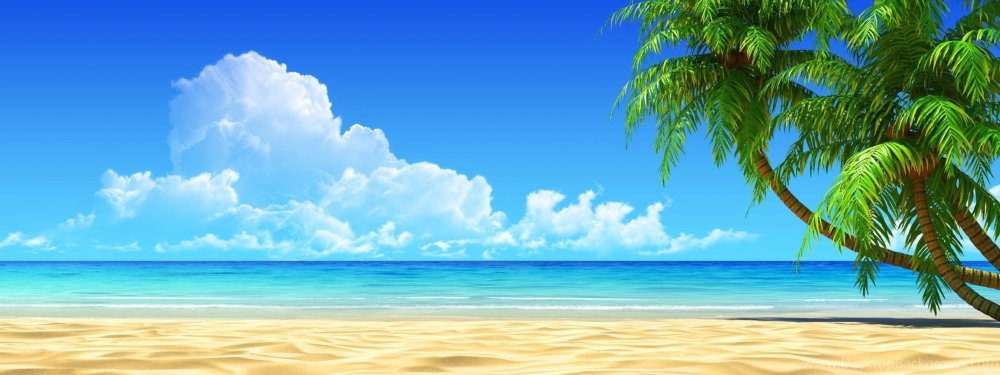 Панорама тропический пляж