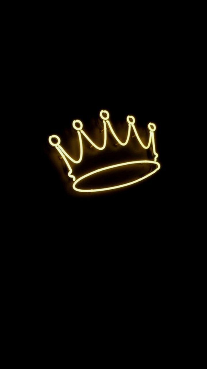Неоновая вывеска корона