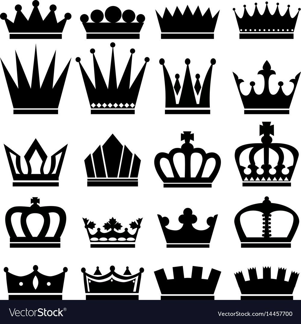 Корона тату вектор