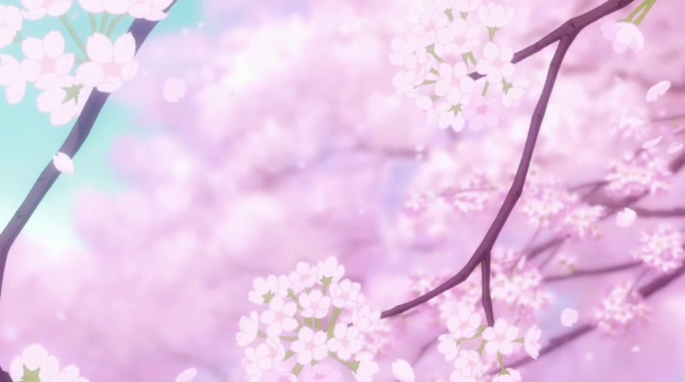 Черри блоссом аниме гиф