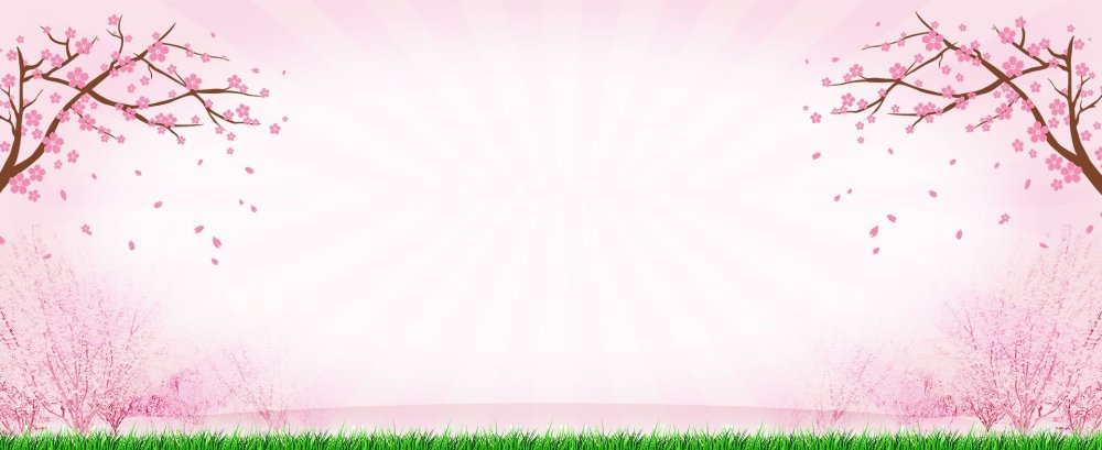 Сакура розовый фон вектор