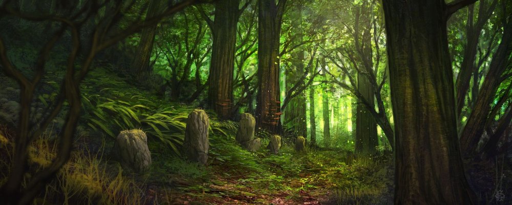Панорама сказочного леса