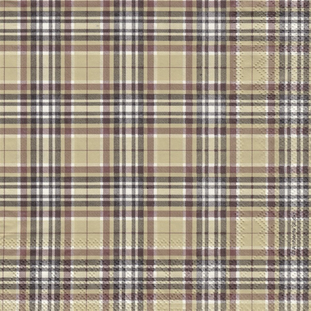 Клетчатый фон коричневый белый