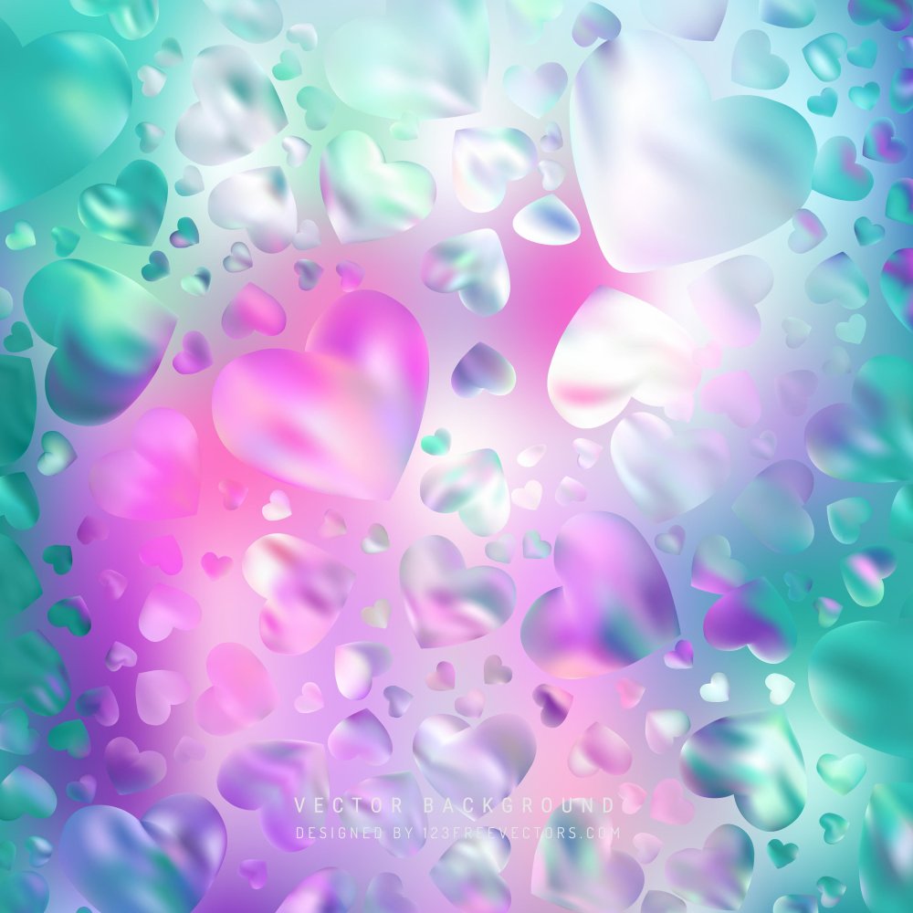 Розово голубая абстракция