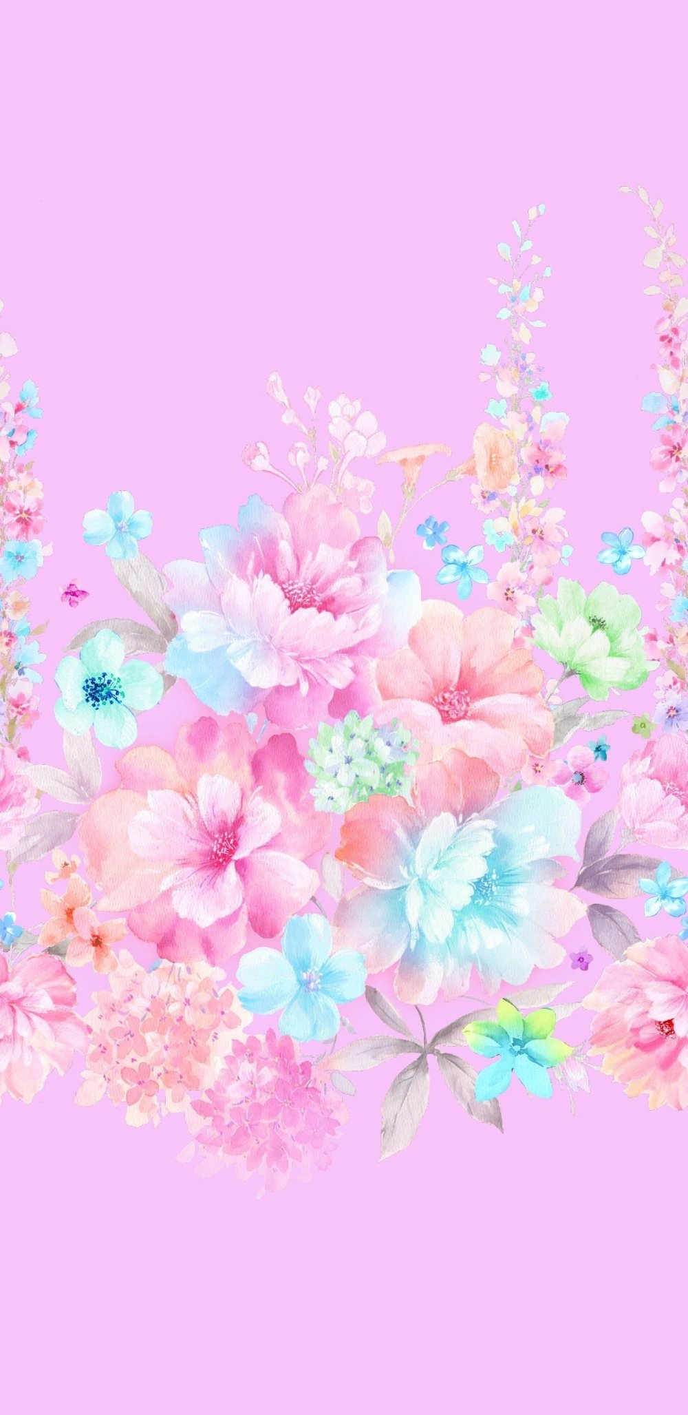 Розово бирюзовый фон