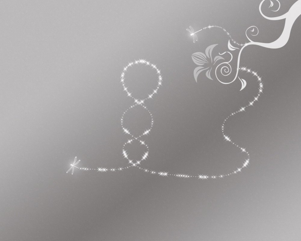 Рисунок на сером фоне