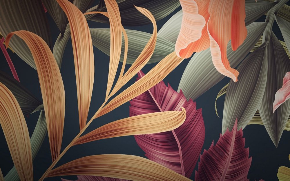 Абстрактные цветы