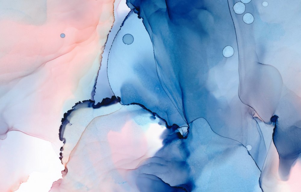 Абстракция спиртовыми чернилами