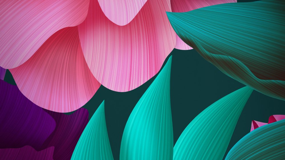 Бирюзовый и фиолетовый