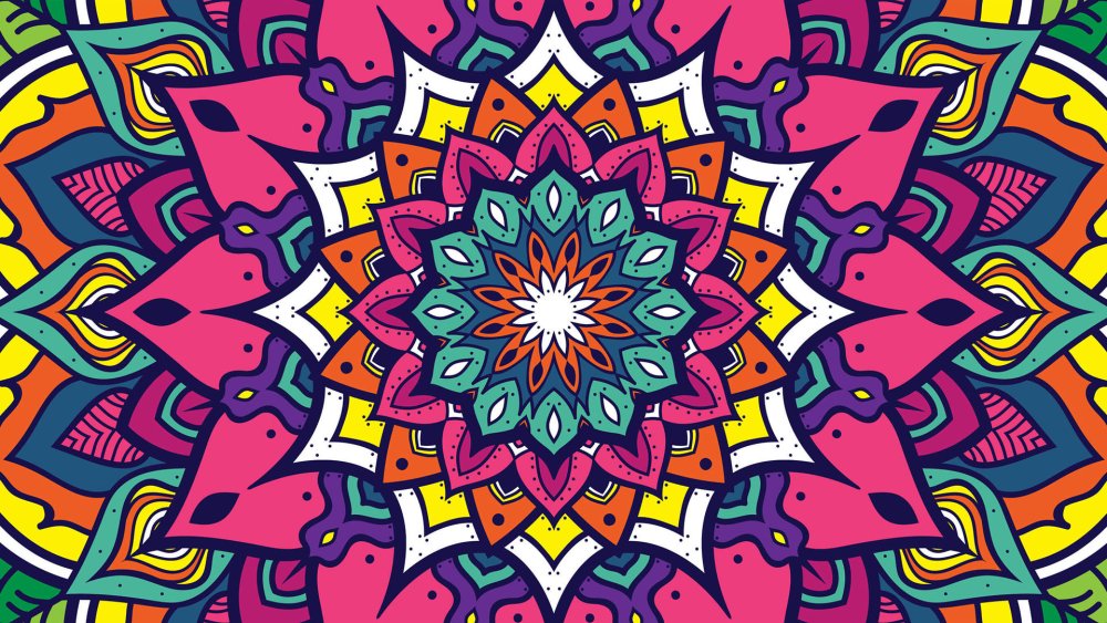 Мандала фон вектор