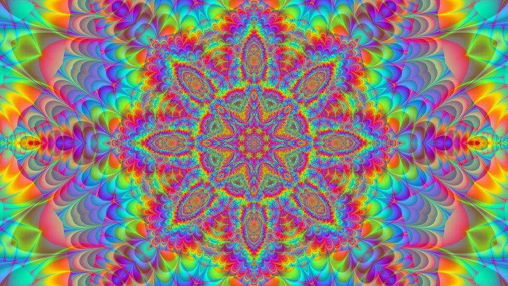 Психоделик фрактал Мандала
