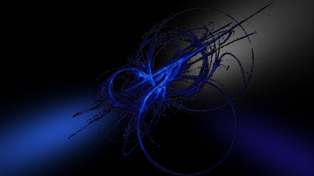 Темно синие обои Графика