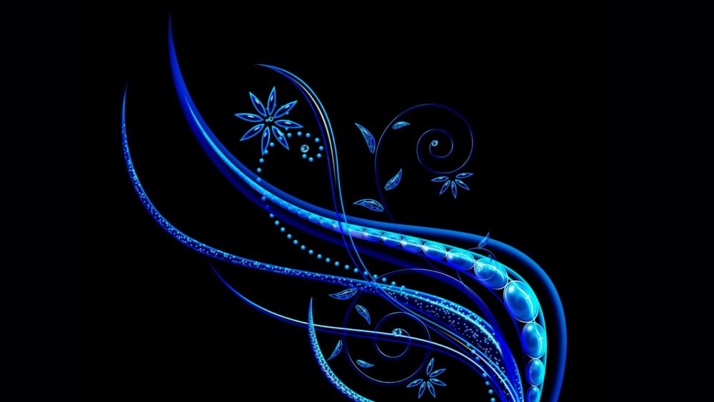 Картинки синие рисунки