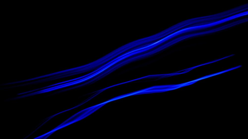 Неоновая синяя полоса