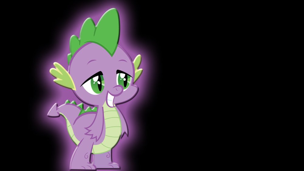 Спайк на черном фоне