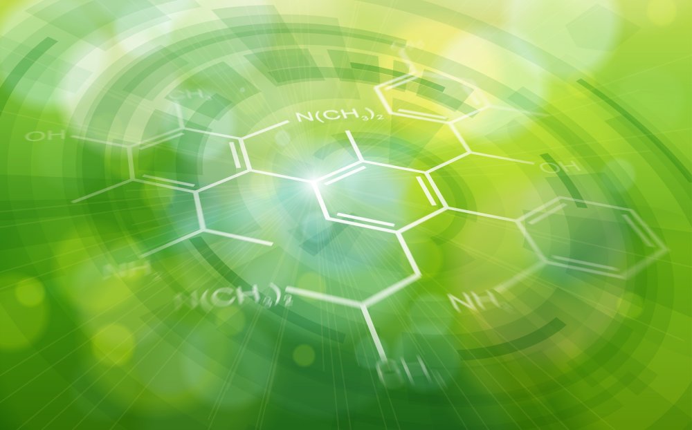 Химия фон зеленый