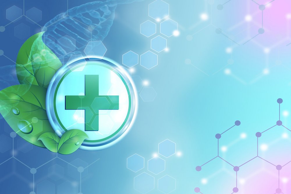 Обои белые с зеленым