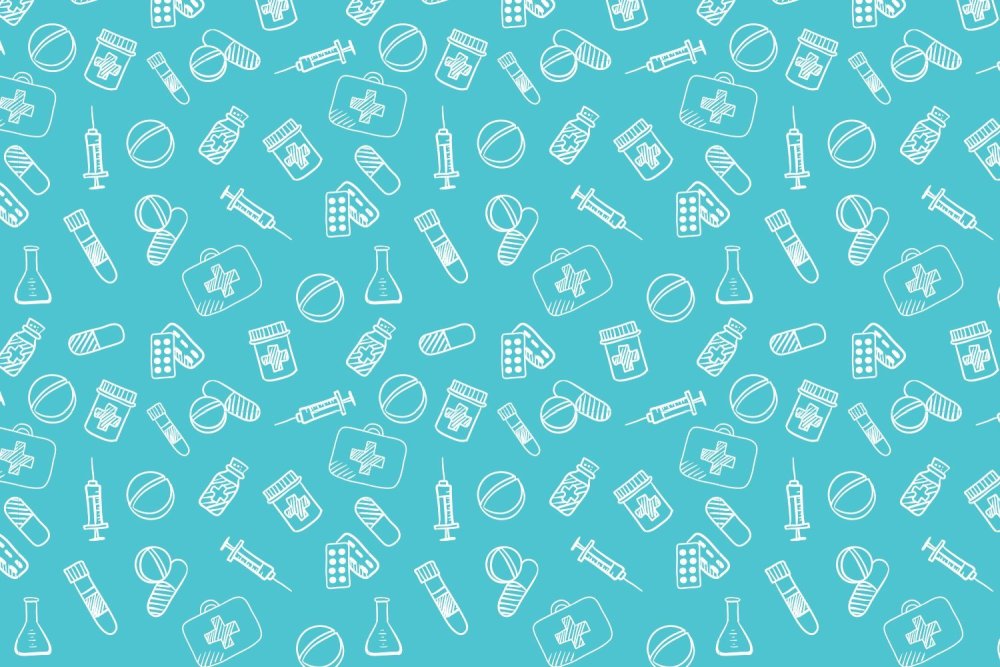 Бесшовный паттерн медицина