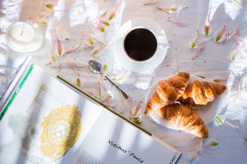 Кофе круассан осень