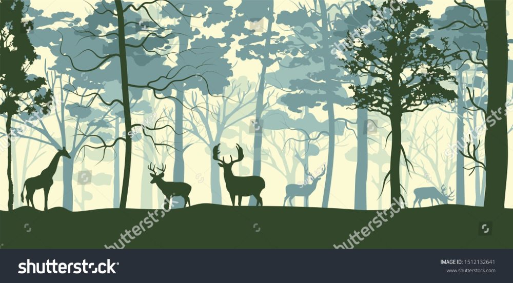 Стилизованный лес