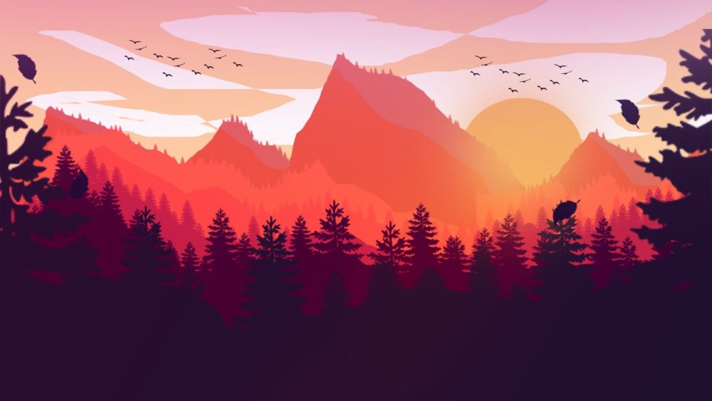 Фон Firewatch 4k