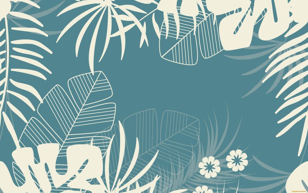 Узор пальмовые листья вектор