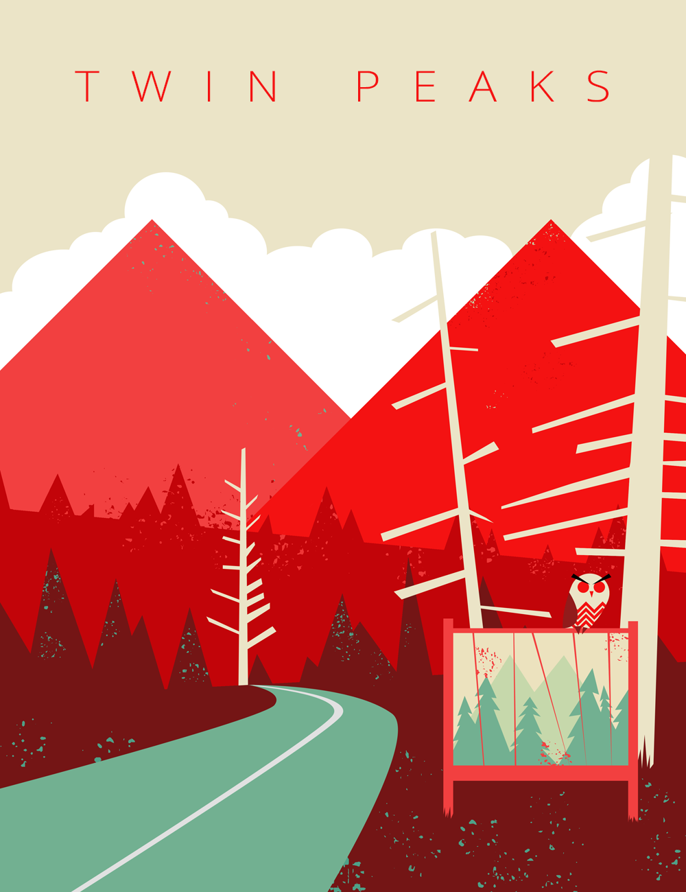 Welcome to Twin Peaks Постер