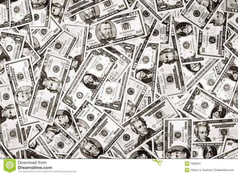 Купюры черно белые