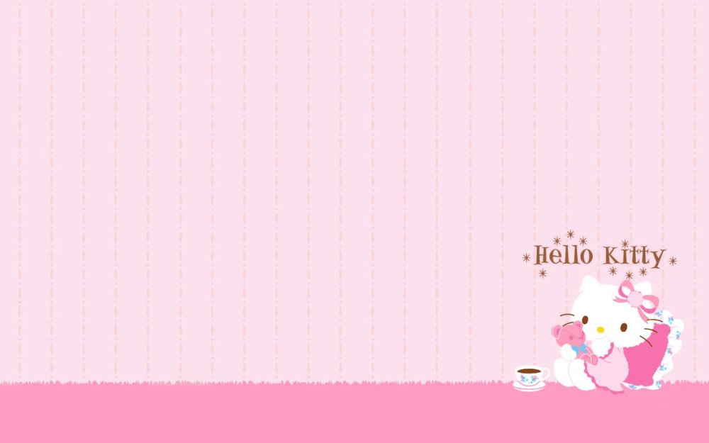 Хеллоу Китти фон нежный
