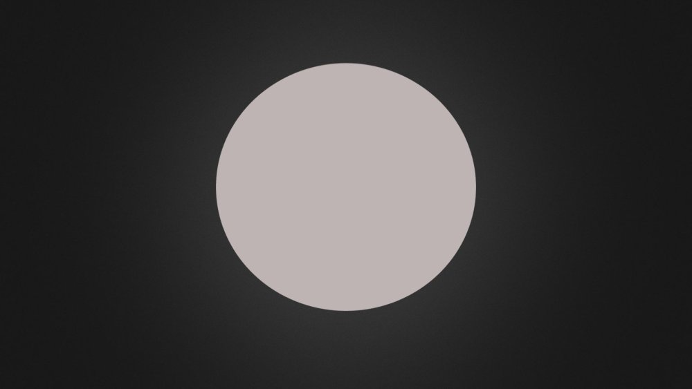 Черный круг на прозрачном фоне