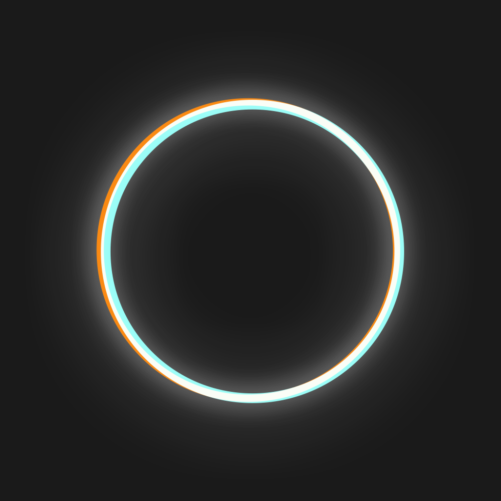 Белый круг в черном квадрате