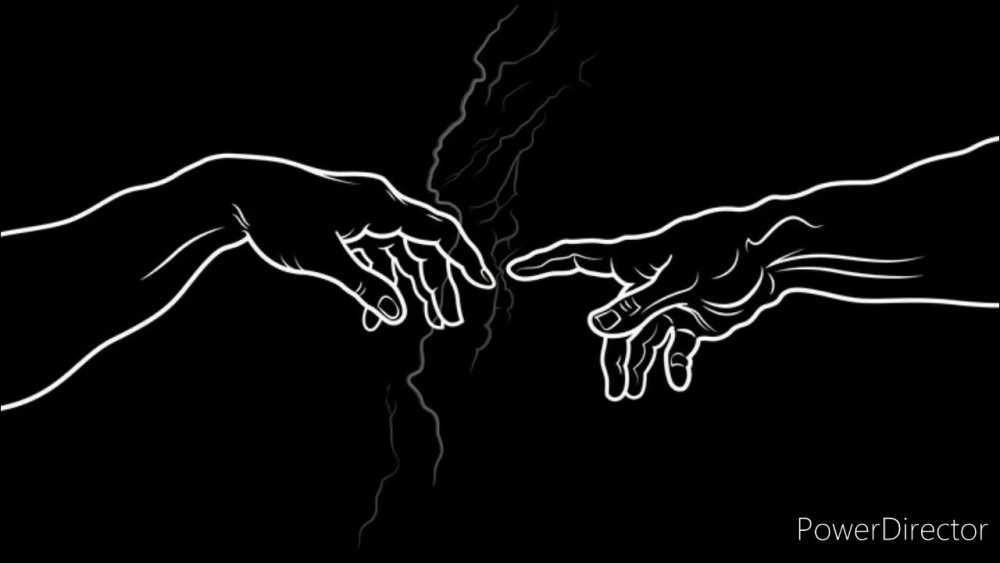 Микеланджело Сотворение Адама вектор