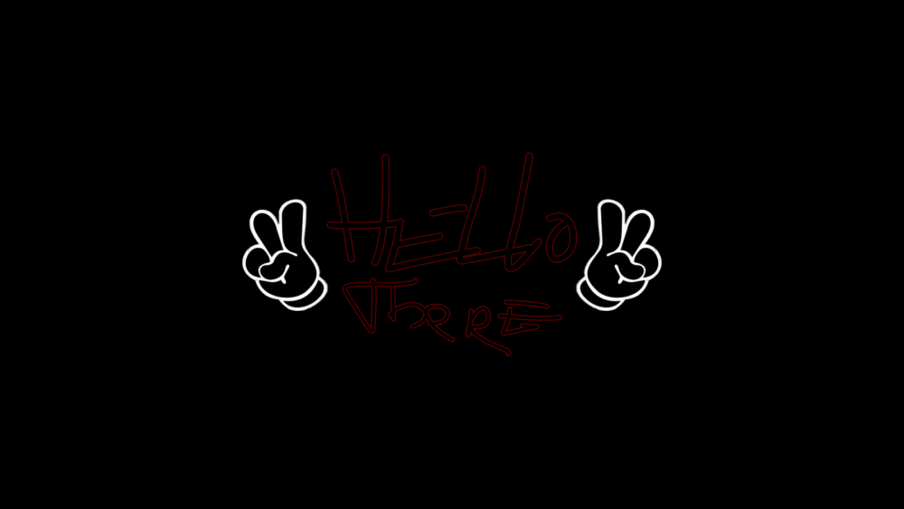 Обои с надписями на черном фоне