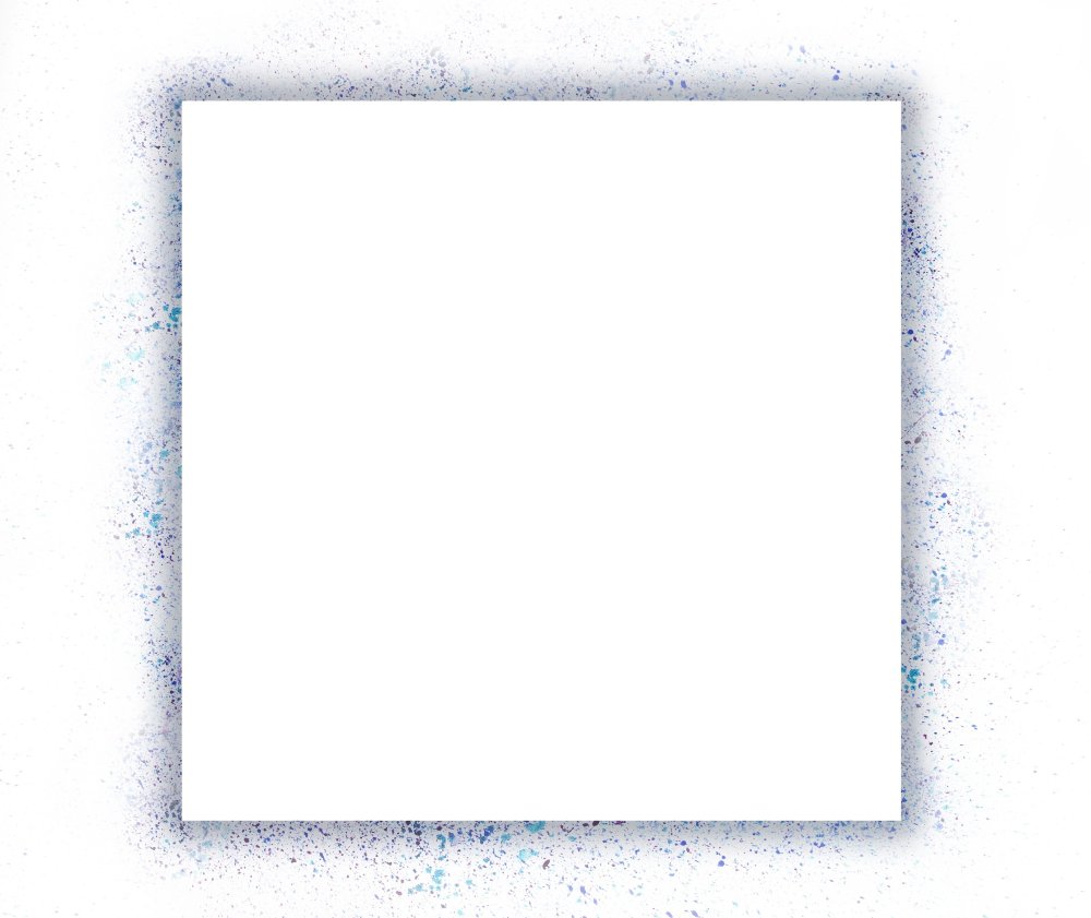 Белая тонкая рамка